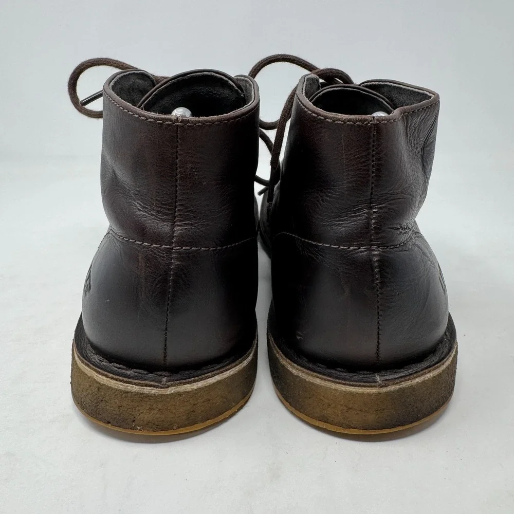 UGG Australia Leighton Chukka‎ Desert Leather Boots Black 3275 Men's Size 8.5